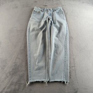 Vintage 90s Levis 560 Jeans 29x28* Blue Light Wash Faded Wide Loose Skate USA